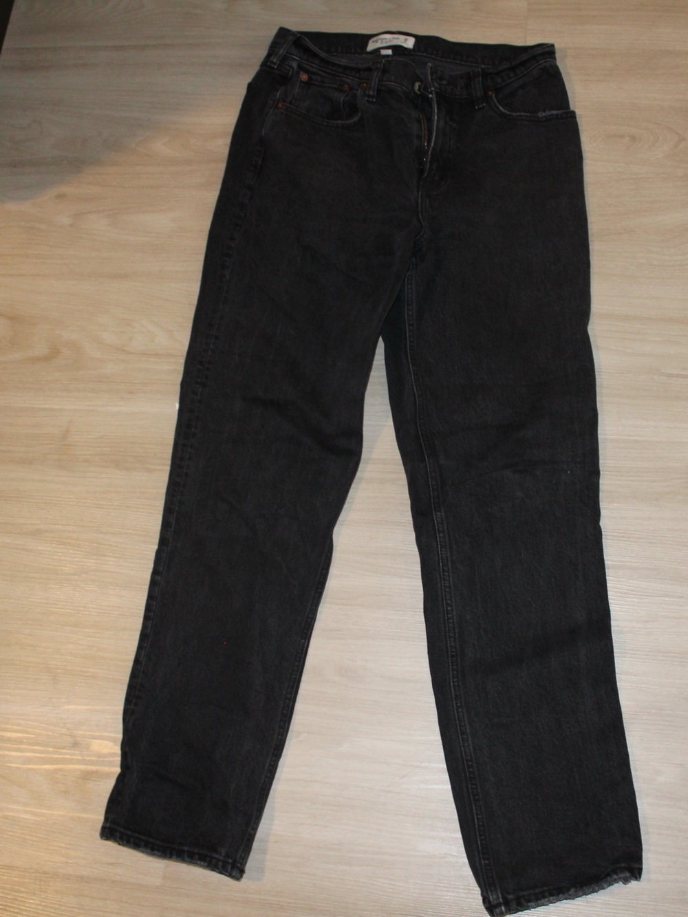 Women’s Black Mid-Rise Straight Leg Jeans Curve Love